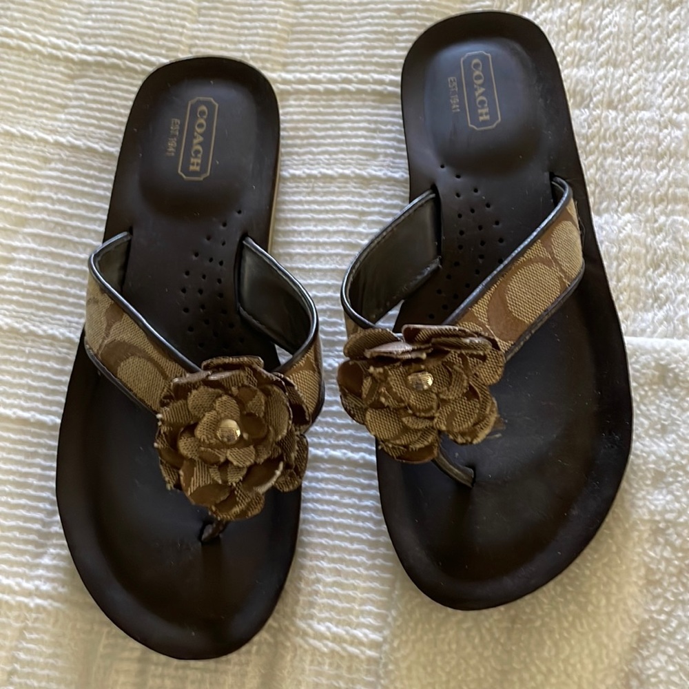 Coach Jillian Floral Sandals